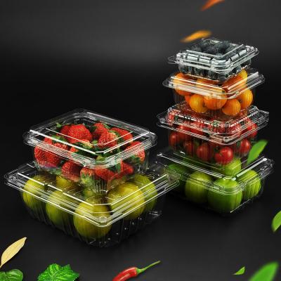 Food Grade PET Plastic Clamshell Box